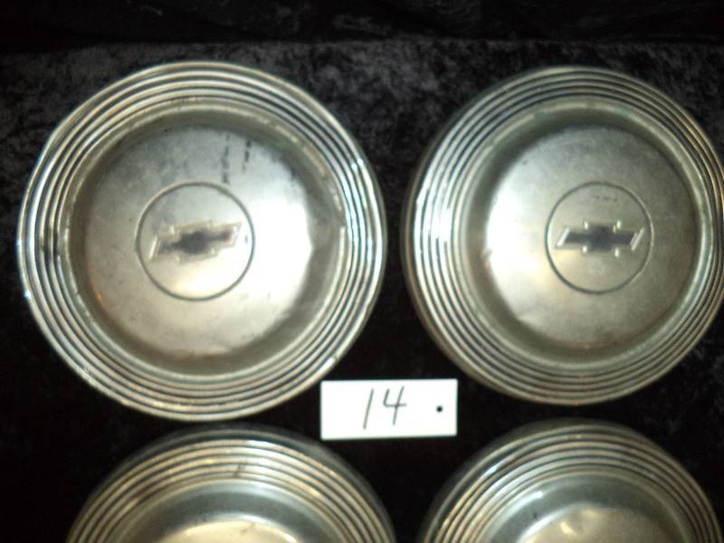 Vintage 1960s Chevy Hubcaps