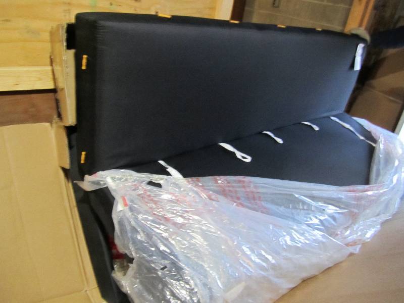 lot 54 image: Folding couch  bed by Lifestyle so...