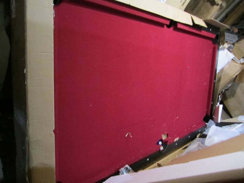 lot 58 image: Pool table, appears complete, top i...