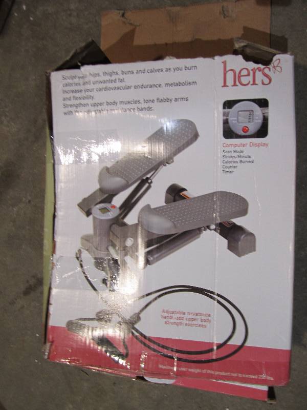lot 62 image: Hers adjustible resistance step exe...