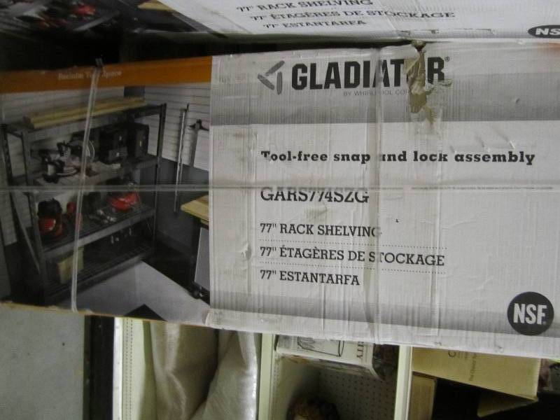 lot 93 image: Gladiator Model # GARS774SZG  4-She...