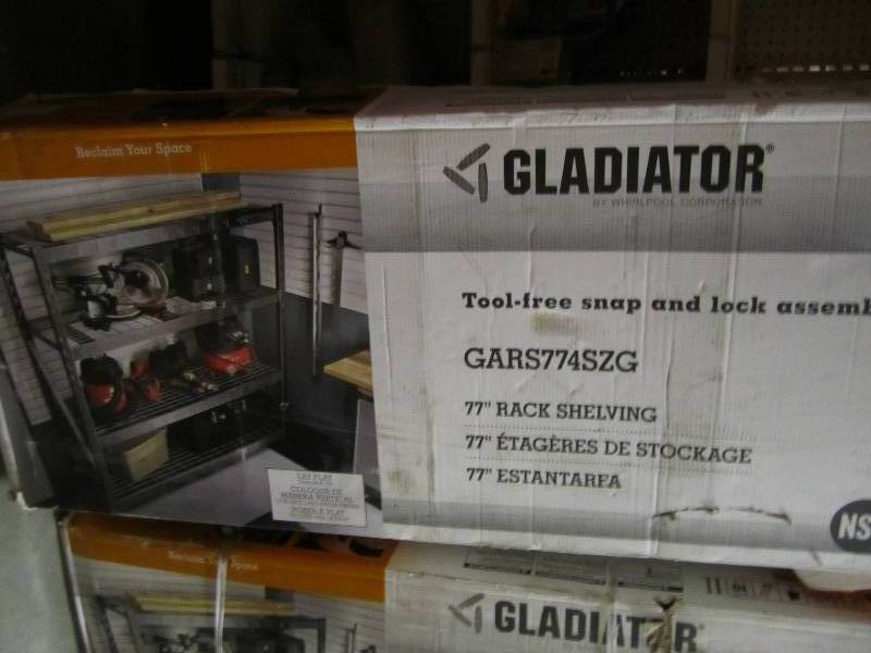 lot 94 image: Gladiator Model # GARS774SZG  4-She...