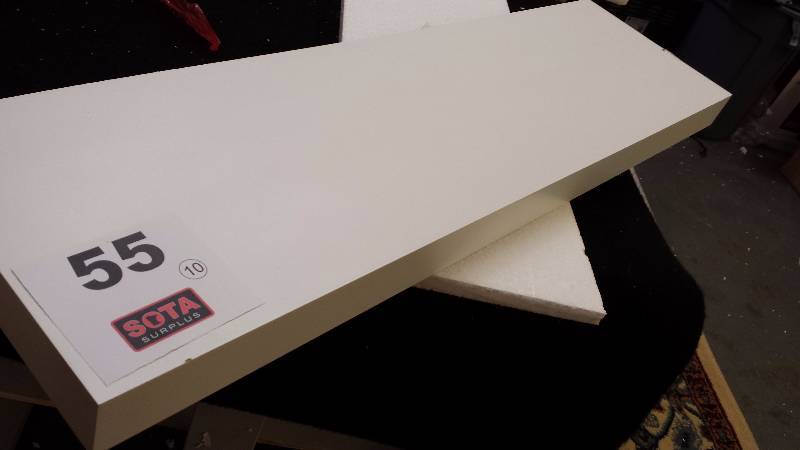 lot 55 image: Chicago Floating Shelf-36 White