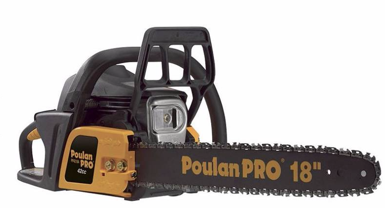 lot 161 image: PoulanPro 18 Chainsaw wcase