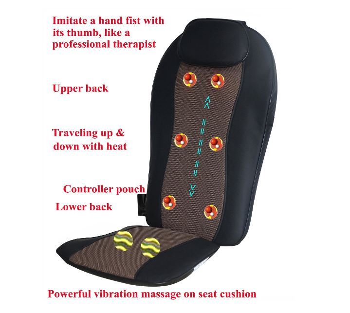 lot 251 image: Carepeutic Full Back Relax Micro-Control Shiatsu Massager