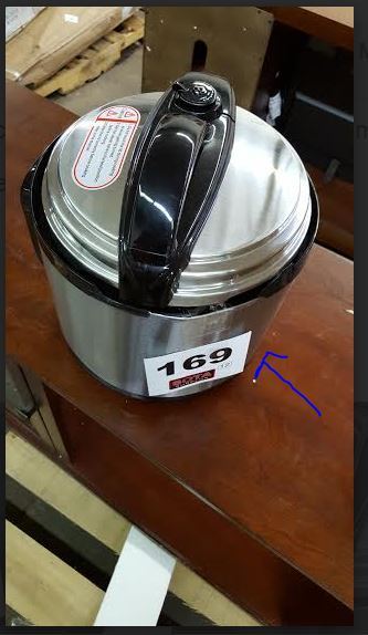 lot 169 image: Chefs Mark 5-Qt. Electric Pressure Cooker