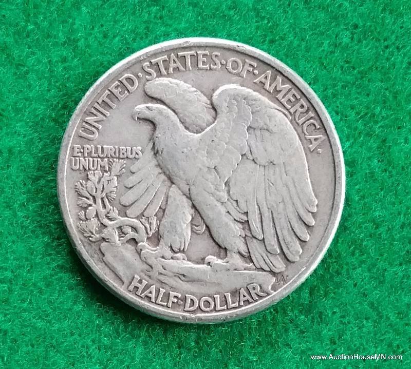1945 P Walking Liberty Silver Half Dollar