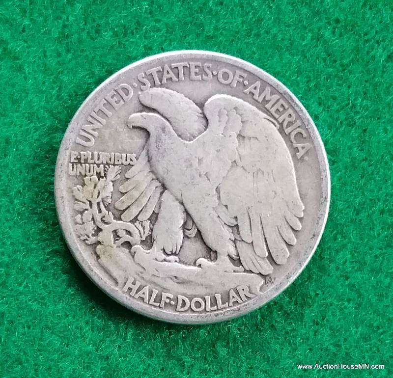 1942 P Walking Liberty Silver Half Dollar