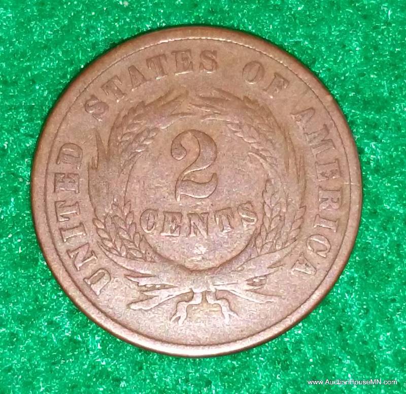 1864 Two-Cent Piece - Large Motto