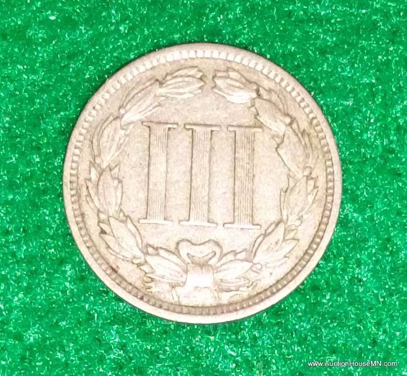 1869 Nickel Three-Cent Piece