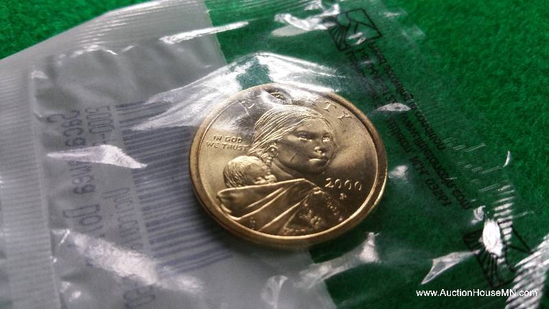 Group of (5) Dollar Coins - Sacagawea & Susan B Anthony