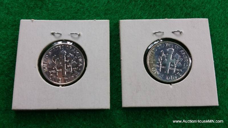 Group of (2) Roosevelt Silver Dimes