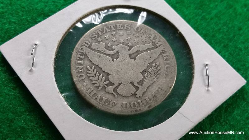 1904 P Barber Silver Half Dollar