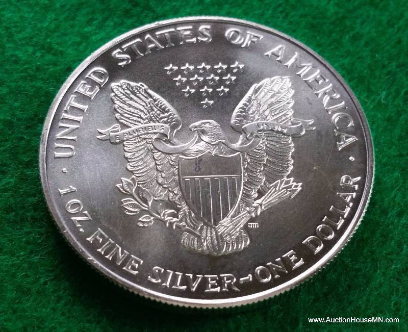 1995 American Silver Eagle .999 Pure Silver