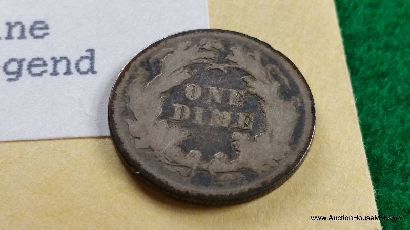 1875 Liberty Seated Silver Dime