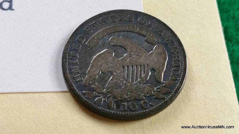 1834 Capped Bust Silver Dime