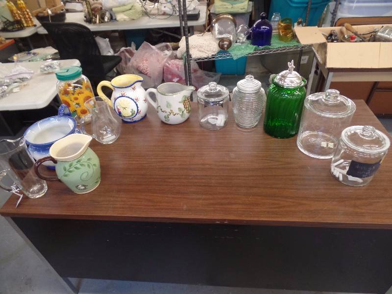 Pitchers and Candy Jars