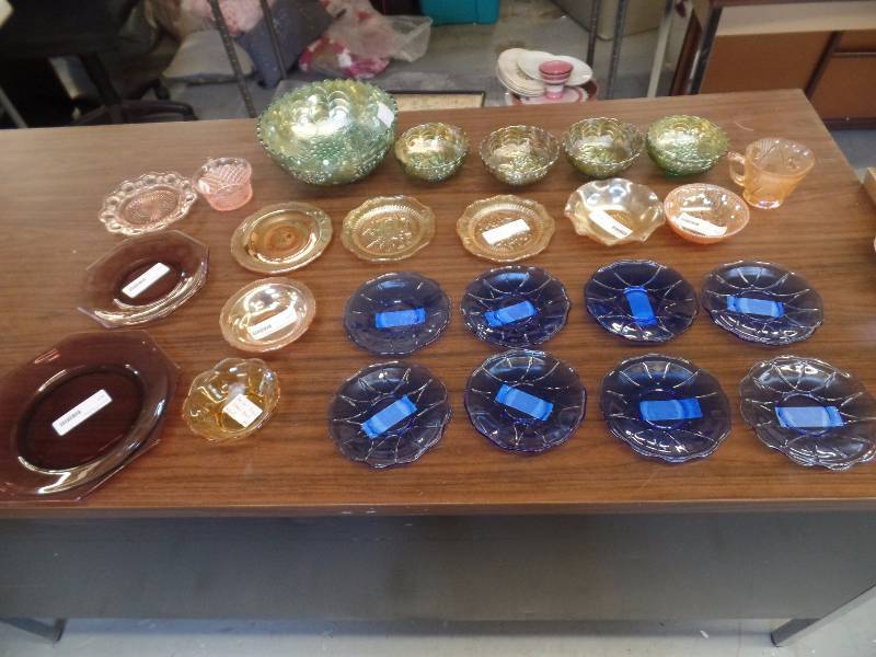 Colored Glass Dishware