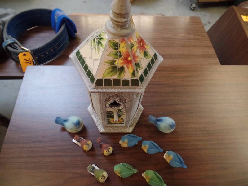 Birdhouse and Bird Collection