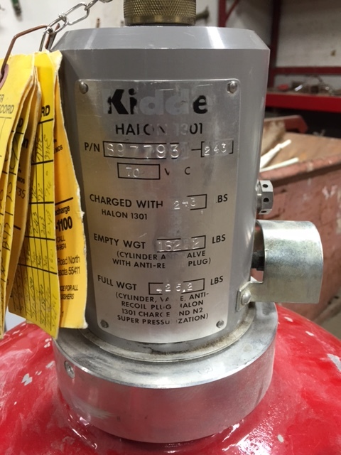 Halon Fire Suppression System