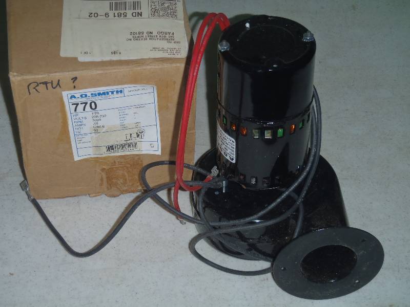 Draft Inducer Blower Motor