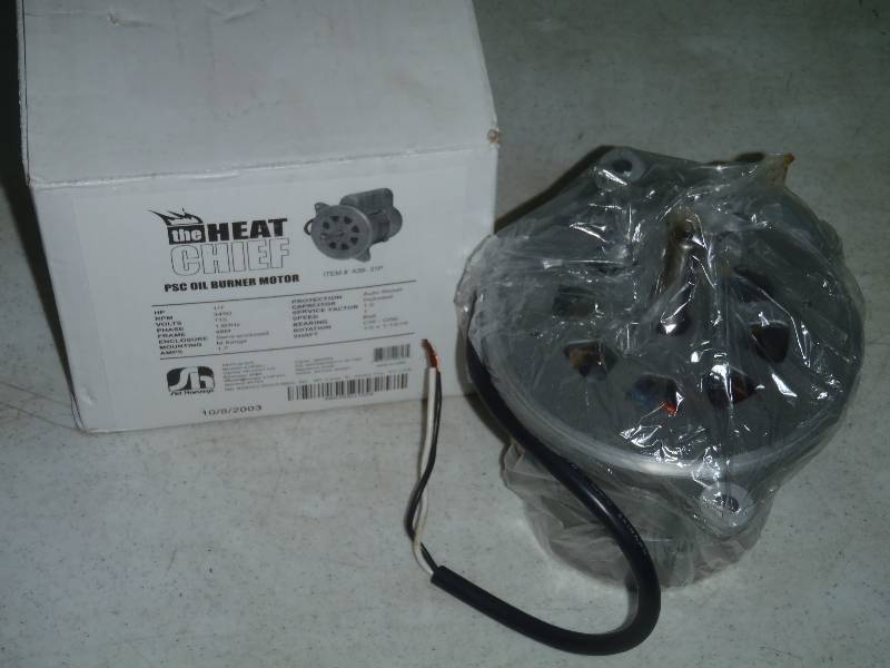 Oil Burner Motor