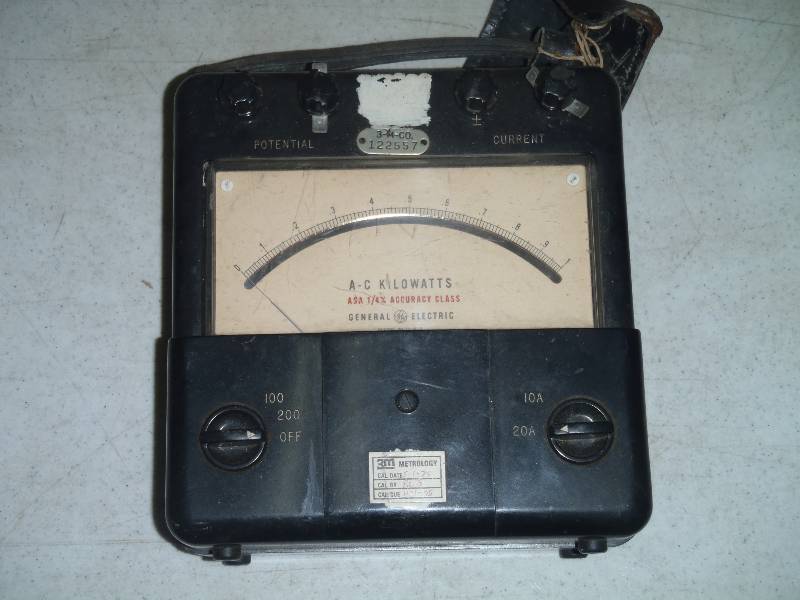 Vintage General Electric A-C Kilowatts