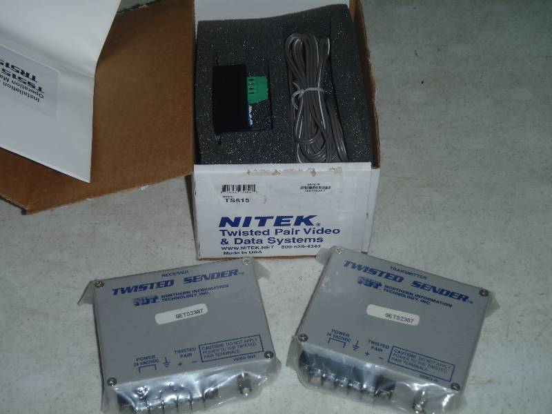 Twisted Pair Video & Data System