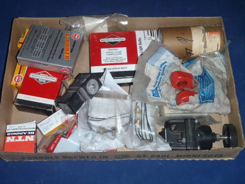 Bearings, Valves, Motor Parts, Etc.
