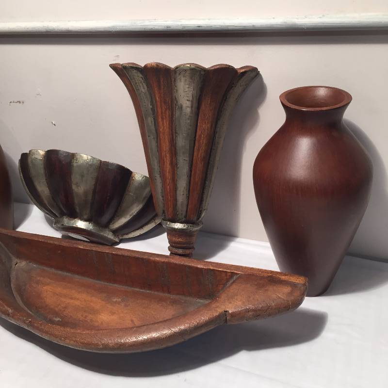 WOOD HOME DECOR NEW