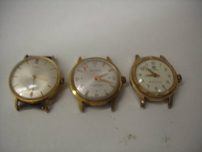 3-Watches (Waltham, Timex, Conquest)