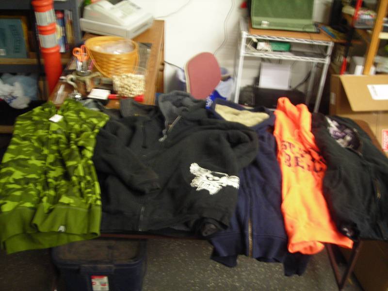 Box Lot Of Mens Hoodies