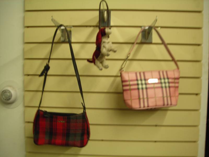 2-Plaid Handbags & Puppy Coin Purse