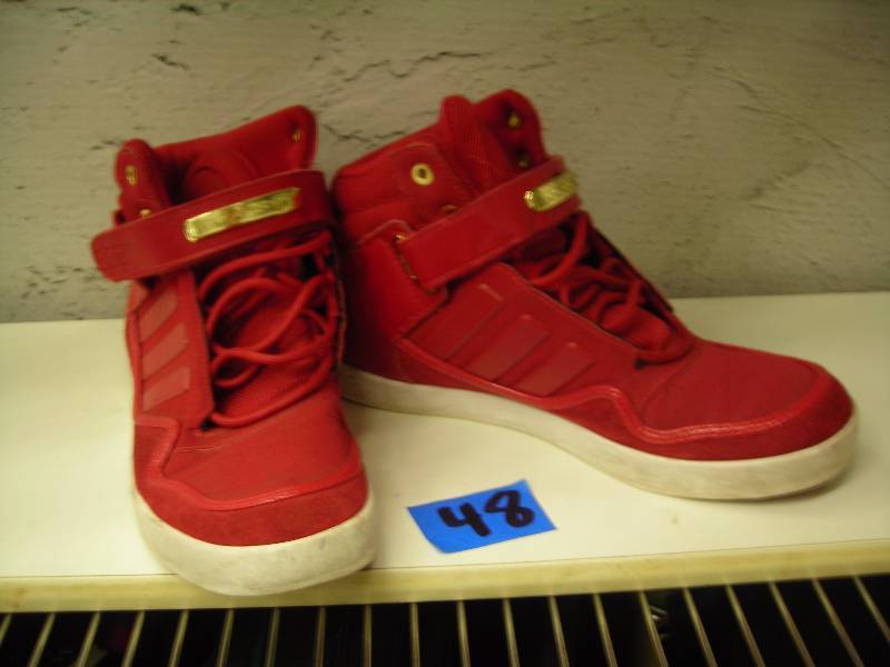 Mens Red Adidas Size 10