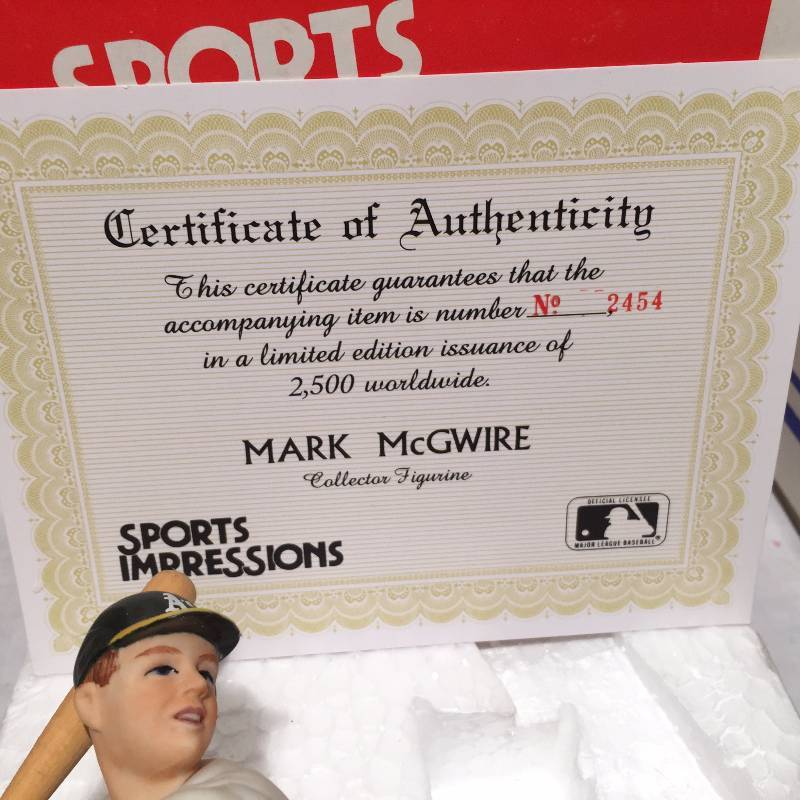 SPORTS IMPRESSIONS, SUPER STAR FIGURINE COLLECTOR SERIES
