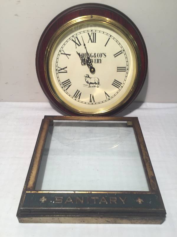 CLOCK AND SANITARY GLASS