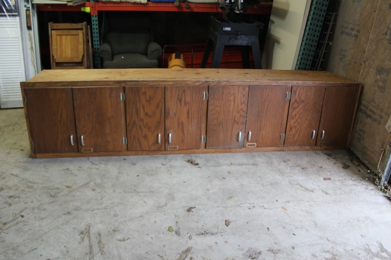 Large Wood Cabinet