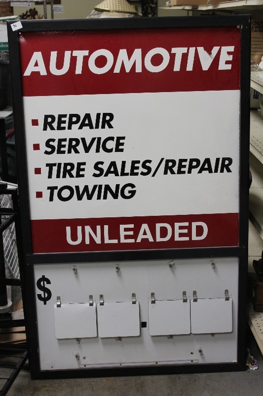 Gas Station Sign