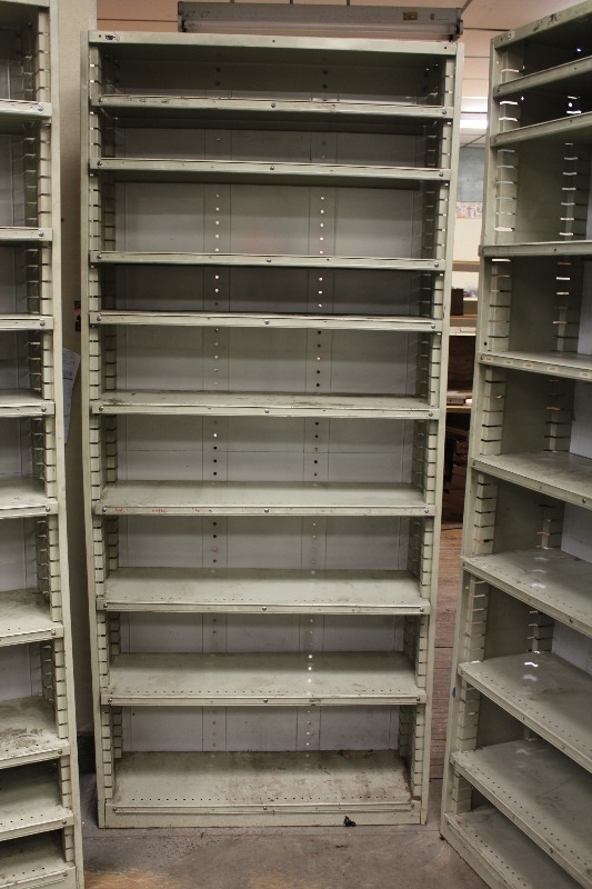 Steel Parts  Inventory Shelf