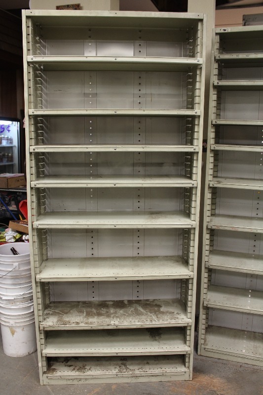 Steel Parts  Inventory Shelf