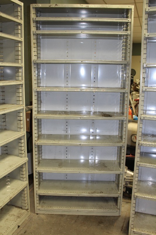 Steel Parts  Inventory Shelf