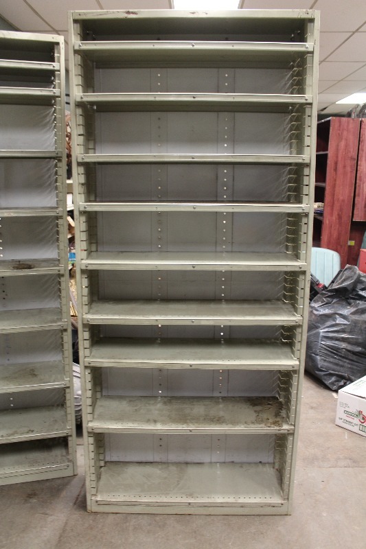 Steel Parts  Inventory Shelf