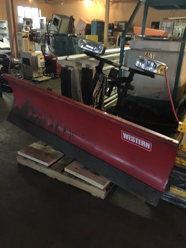 Western snow plow for truck
