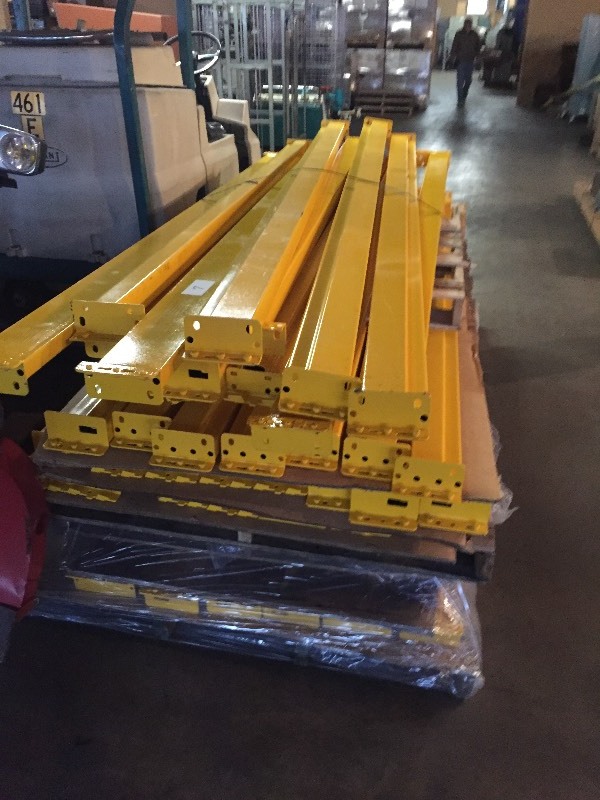 Lot of pallet racking beams