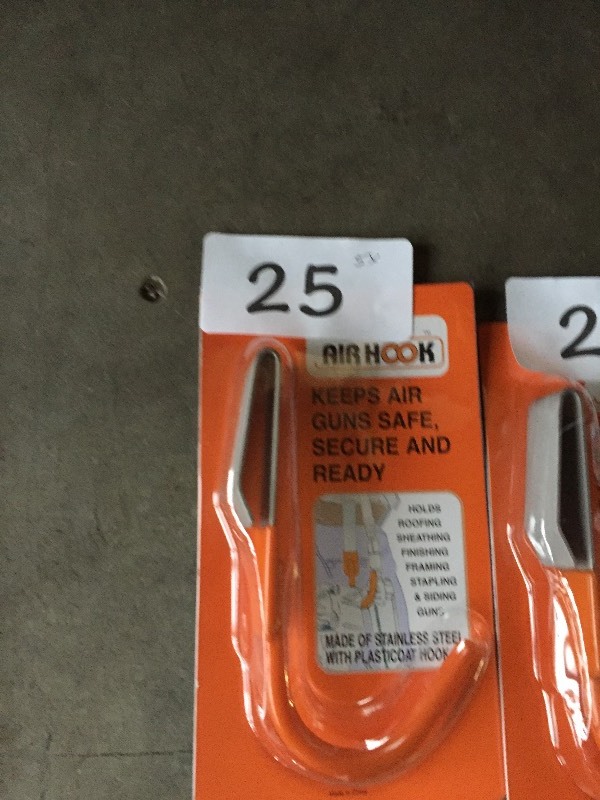 Lot of 5 Air Hooks