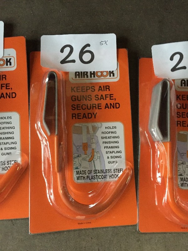Lot of 5 Air Hooks