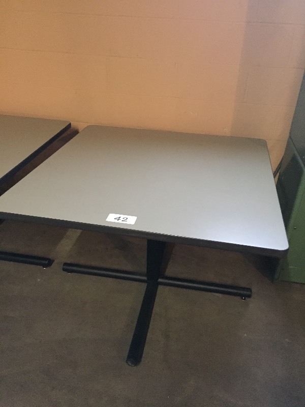 Square office table