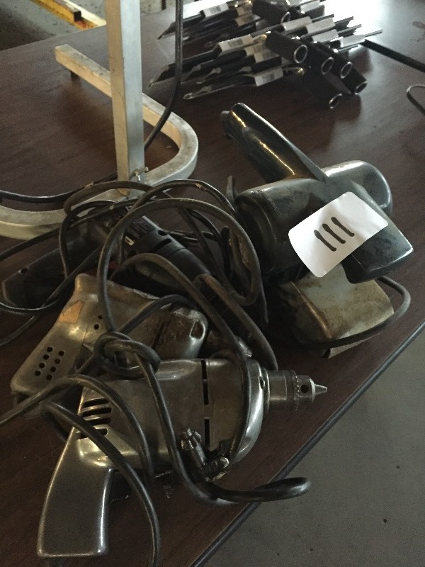 Lot of old electric tools