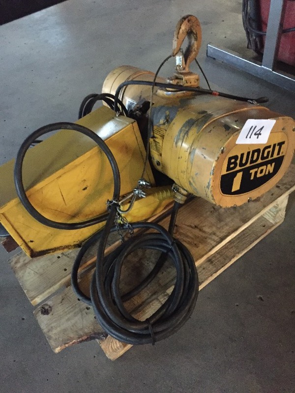 Budgit 1 ton hoist