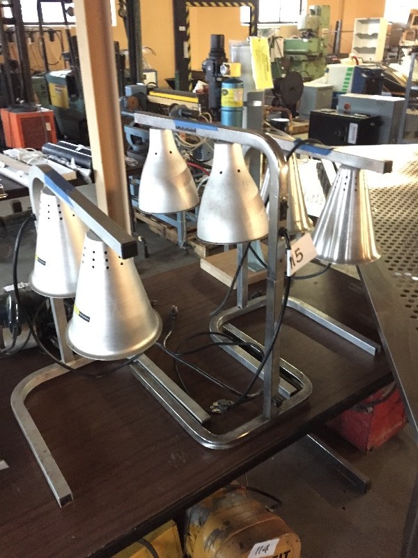 Lot of heat lamps